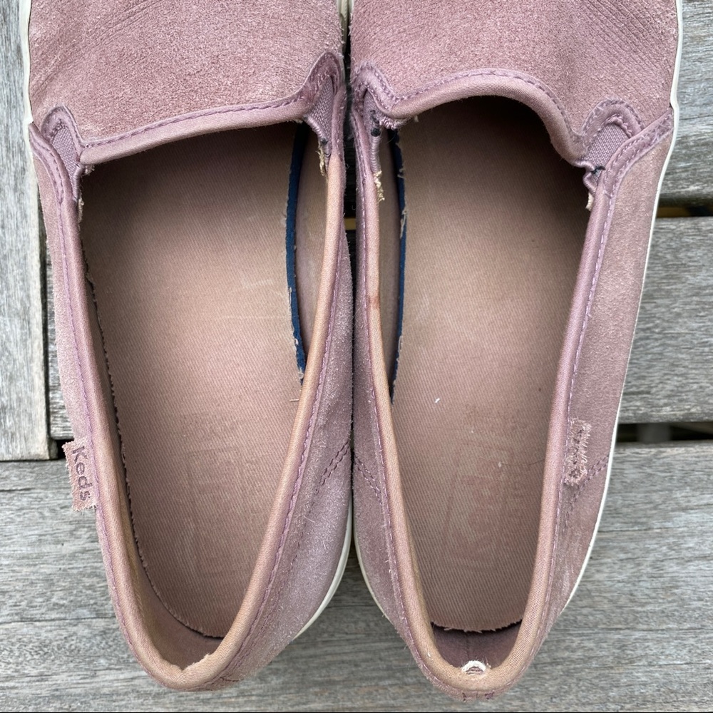 Keds Double Decker Suede Slip-On Style WH61079 Fashion Sneakers Size 9 - Picture 7 of 12